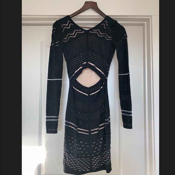 **SOLD**Bailey 44 Crepe Laser Cut Dress XS - Picture 2 of 8